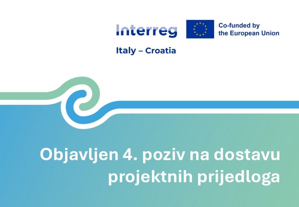 Objavljen 4. poziv na dostavu projektnih prijedloga u okviru Interreg Programa Italija – Hrvatska 2021. – 2027.